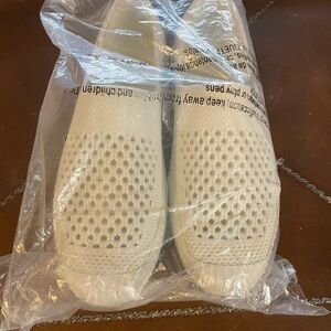 White Slip-On Shoes